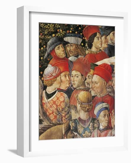 The Cavalcade of the Magi, 1459-Benozzo Gozzoli-Framed Giclee Print