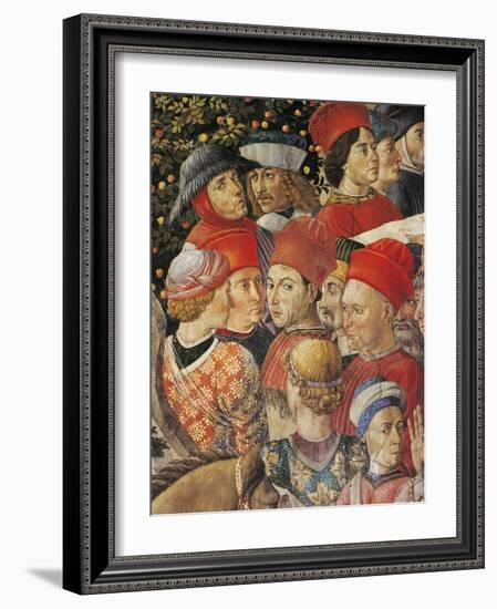 The Cavalcade of the Magi, 1459-Benozzo Gozzoli-Framed Giclee Print