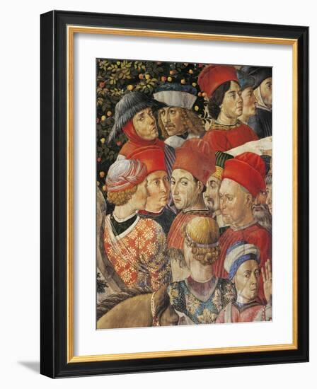 The Cavalcade of the Magi, 1459-Benozzo Gozzoli-Framed Giclee Print