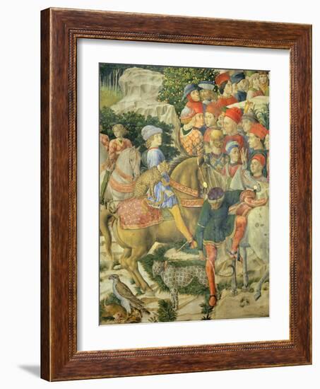 The Cavalcade of the Magi, 1459-Benozzo Gozzoli-Framed Giclee Print