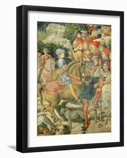 The Cavalcade of the Magi, 1459-Benozzo Gozzoli-Framed Giclee Print