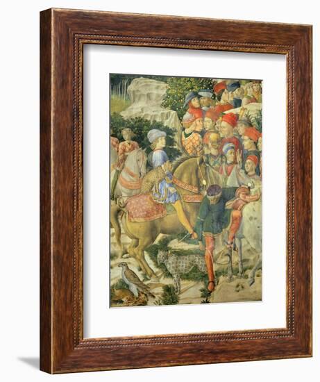 The Cavalcade of the Magi, 1459-Benozzo Gozzoli-Framed Giclee Print