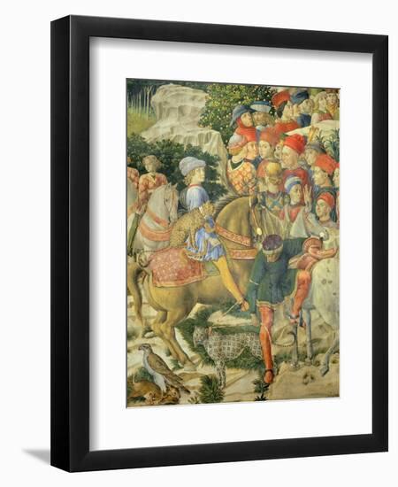 The Cavalcade of the Magi, 1459-Benozzo Gozzoli-Framed Giclee Print