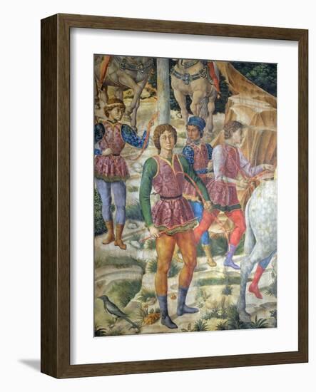 The Cavalcade of the Magi, 1459-Benozzo Gozzoli-Framed Giclee Print