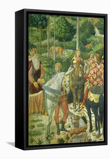 The Cavalcade of the Magi, 1459-Benozzo Gozzoli-Framed Premier Image Canvas