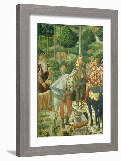 The Cavalcade of the Magi, 1459-Benozzo Gozzoli-Framed Giclee Print