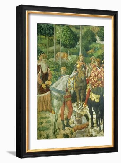 The Cavalcade of the Magi, 1459-Benozzo Gozzoli-Framed Giclee Print