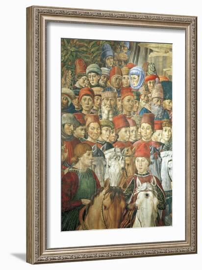 The Cavalcade of the Magi-Benozzo Gozzoli-Framed Giclee Print