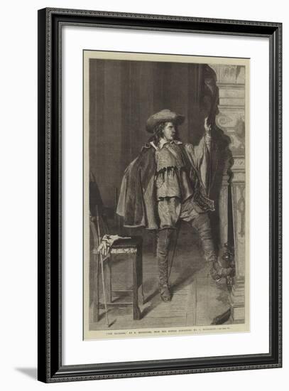 The Cavalier, from the Winter Exhibition, No 7, Haymarket-Jean-Louis Ernest Meissonier-Framed Giclee Print