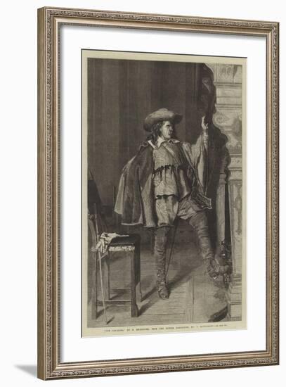 The Cavalier, from the Winter Exhibition, No 7, Haymarket-Jean-Louis Ernest Meissonier-Framed Giclee Print