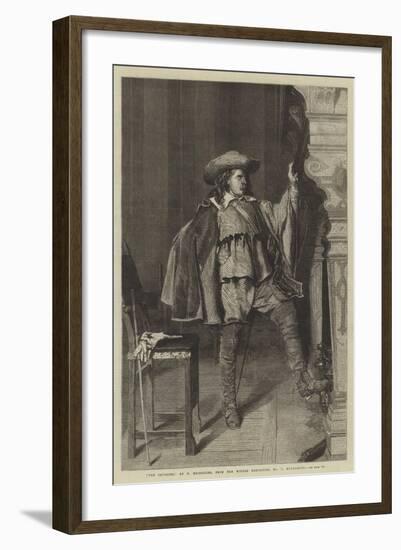 The Cavalier, from the Winter Exhibition, No 7, Haymarket-Jean-Louis Ernest Meissonier-Framed Giclee Print