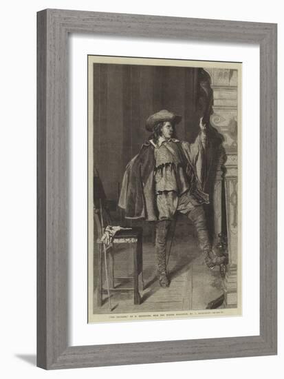 The Cavalier, from the Winter Exhibition, No 7, Haymarket-Jean-Louis Ernest Meissonier-Framed Giclee Print