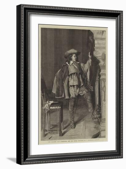 The Cavalier, from the Winter Exhibition, No 7, Haymarket-Jean-Louis Ernest Meissonier-Framed Giclee Print