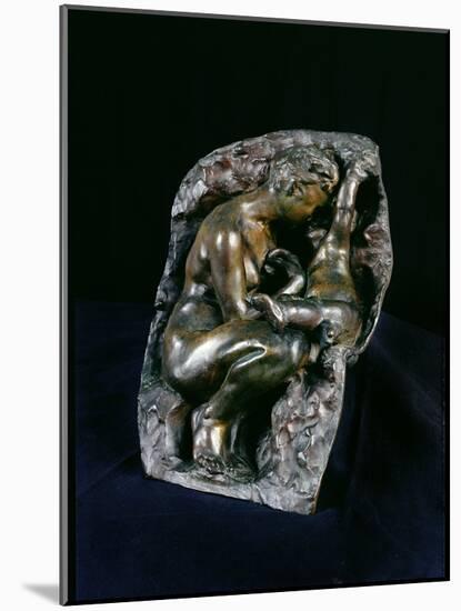 The Cave (Bronze)-Auguste Rodin-Mounted Giclee Print