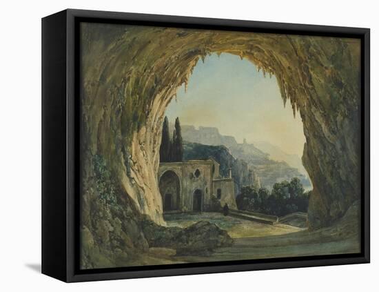 The Cave of the Capuchins in Amalfi, Italy-null-Framed Premier Image Canvas