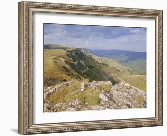 The Cavennes, Tarnon Valley from Causse Mejean, Languedoc Roussillon, France, Europe-David Hughes-Framed Photographic Print