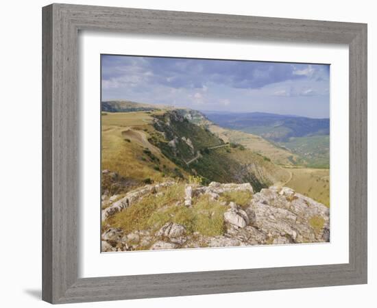 The Cavennes, Tarnon Valley from Causse Mejean, Languedoc Roussillon, France, Europe-David Hughes-Framed Photographic Print