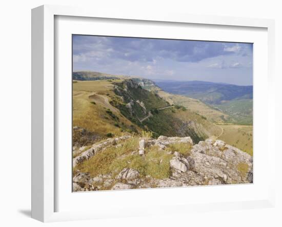 The Cavennes, Tarnon Valley from Causse Mejean, Languedoc Roussillon, France, Europe-David Hughes-Framed Photographic Print