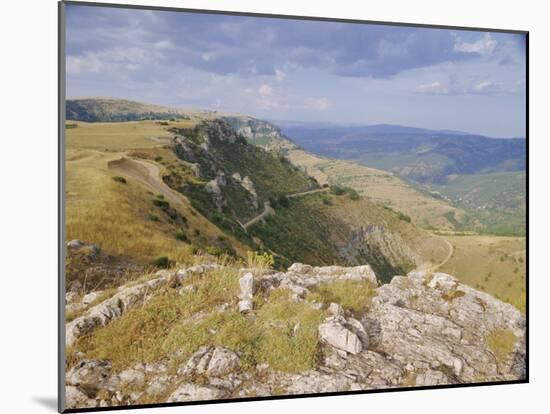 The Cavennes, Tarnon Valley from Causse Mejean, Languedoc Roussillon, France, Europe-David Hughes-Mounted Photographic Print