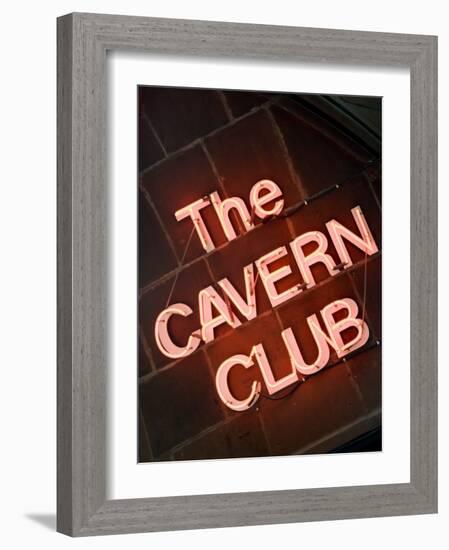 The Cavern Club at 10 Mathew Street, Liverpool; England, Uk-Carlos Sanchez Pereyra-Framed Photographic Print