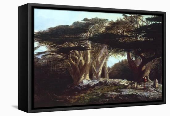 The Cedars of Lebanon-Edward Lear-Framed Premier Image Canvas