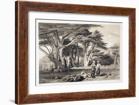 The Cedars of Lebanon-Prosper Georges Antoine Marilhat-Framed Giclee Print