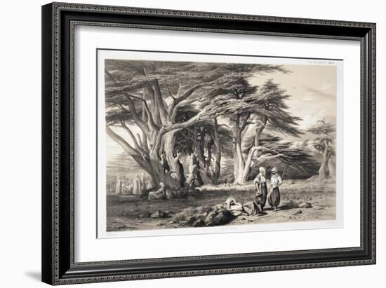 The Cedars of Lebanon-Prosper Georges Antoine Marilhat-Framed Giclee Print