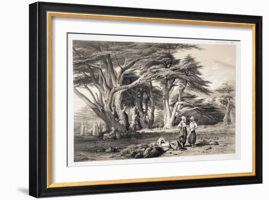 The Cedars of Lebanon-Prosper Georges Antoine Marilhat-Framed Giclee Print