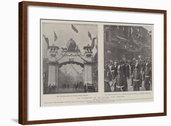 The Celebration of the Preston Guild Merchant-null-Framed Giclee Print