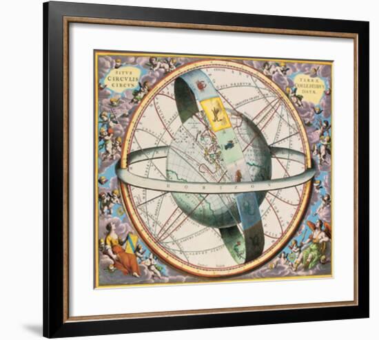 The Celestial Atlas-Andreas Cellarius-Framed Art Print