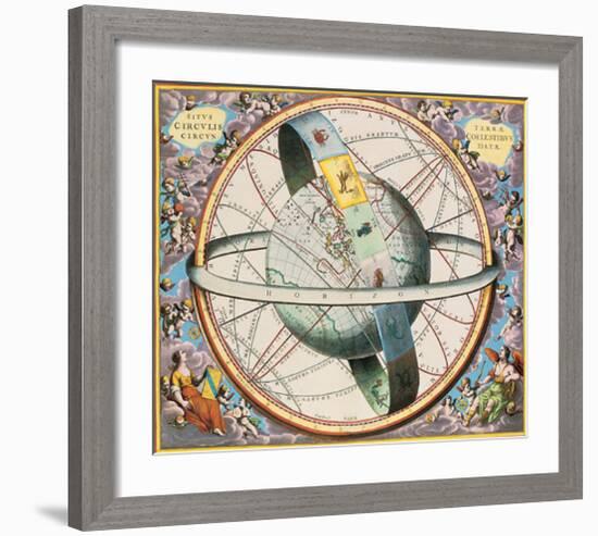 The Celestial Atlas-Andreas Cellarius-Framed Art Print