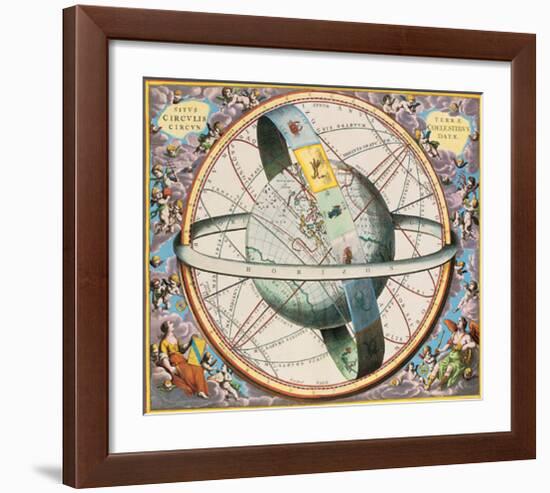 The Celestial Atlas-Andreas Cellarius-Framed Art Print