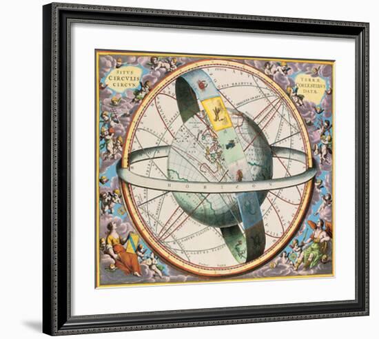 The Celestial Atlas-Andreas Cellarius-Framed Art Print