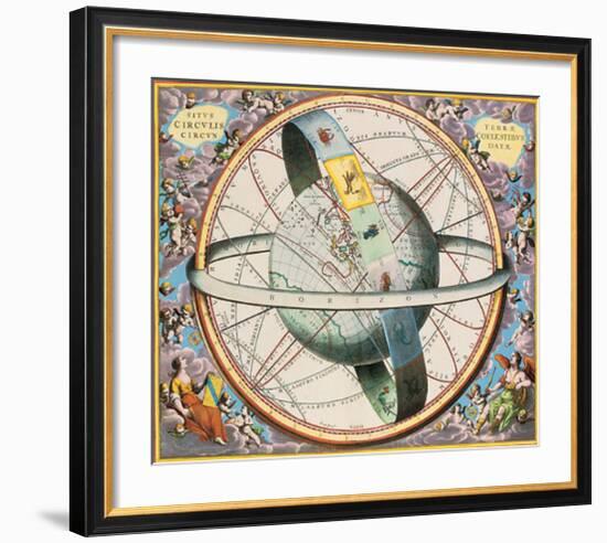 The Celestial Atlas-Andreas Cellarius-Framed Art Print