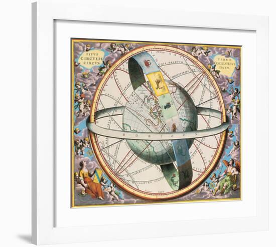 The Celestial Atlas-Andreas Cellarius-Framed Art Print