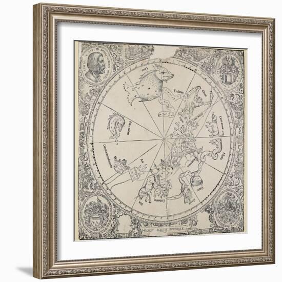 The Celestial Chart of the Southern Hemisphere-Albrecht Dürer-Framed Giclee Print