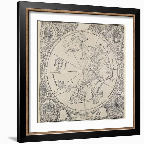 The Celestial Chart of the Southern Hemisphere-Albrecht Dürer-Framed Giclee Print