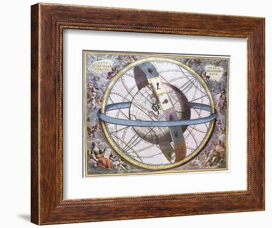The Celestial Sphere, 1661-Andreas Cellarius-Framed Giclee Print