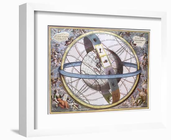 The Celestial Sphere, 1661-Andreas Cellarius-Framed Giclee Print