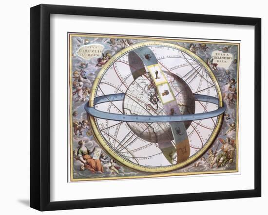 The Celestial Sphere, 1661-Andreas Cellarius-Framed Giclee Print