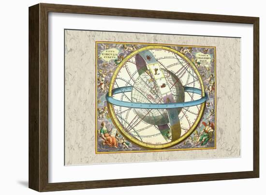 The Celestial Sphere-Andreas Cellarius-Framed Art Print