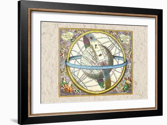 The Celestial Sphere-Andreas Cellarius-Framed Art Print