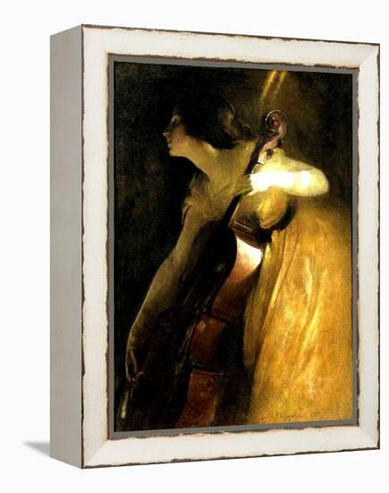 The Cellist, 1898-John Alexander-Framed Premier Image Canvas