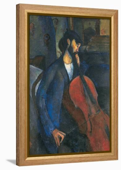 The Cellist, 1909-Amedeo Modigliani-Framed Premier Image Canvas