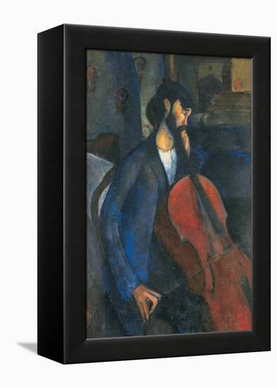 The Cellist, 1909-Amedeo Modigliani-Framed Premier Image Canvas