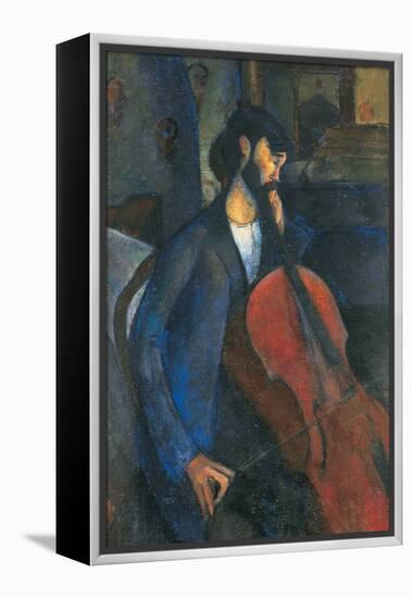 The Cellist, 1909-Amedeo Modigliani-Framed Premier Image Canvas