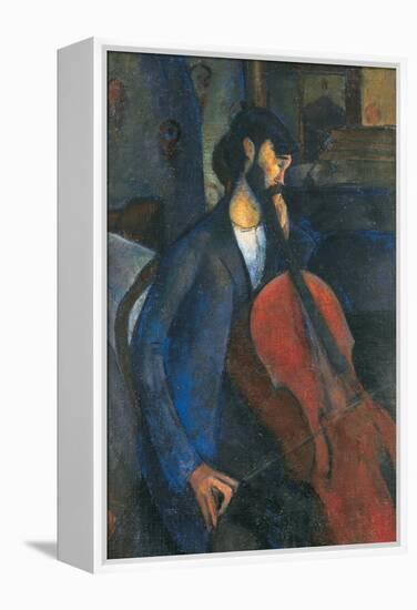 The Cellist, 1909-Amedeo Modigliani-Framed Premier Image Canvas