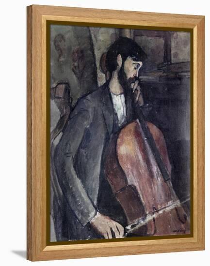The Cellist-Amedeo Modigliani-Framed Premier Image Canvas