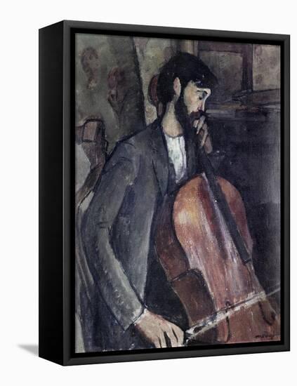 The Cellist-Amedeo Modigliani-Framed Premier Image Canvas