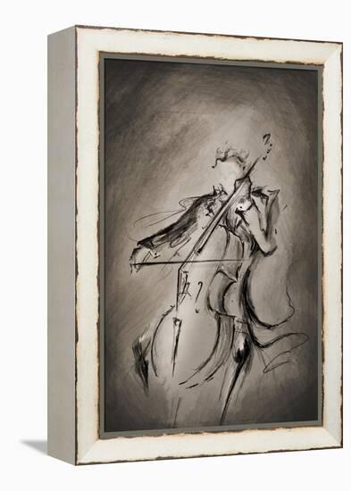 The Cellist-Marc Allante-Framed Premier Image Canvas